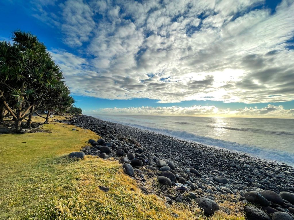 Bras-Panon 的 Rivière des Roches 河岸 - Reunion 东海岸