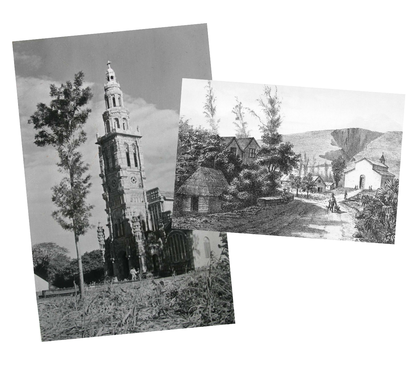 Church of Sainte-Anne in Saint-Benoît archive image