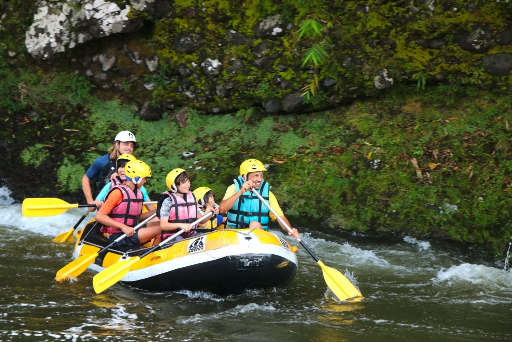 Familien-Rafting in Saint-Benoît auf La Réunion