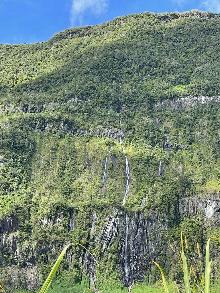 Cascada de velo de novia en Salazie