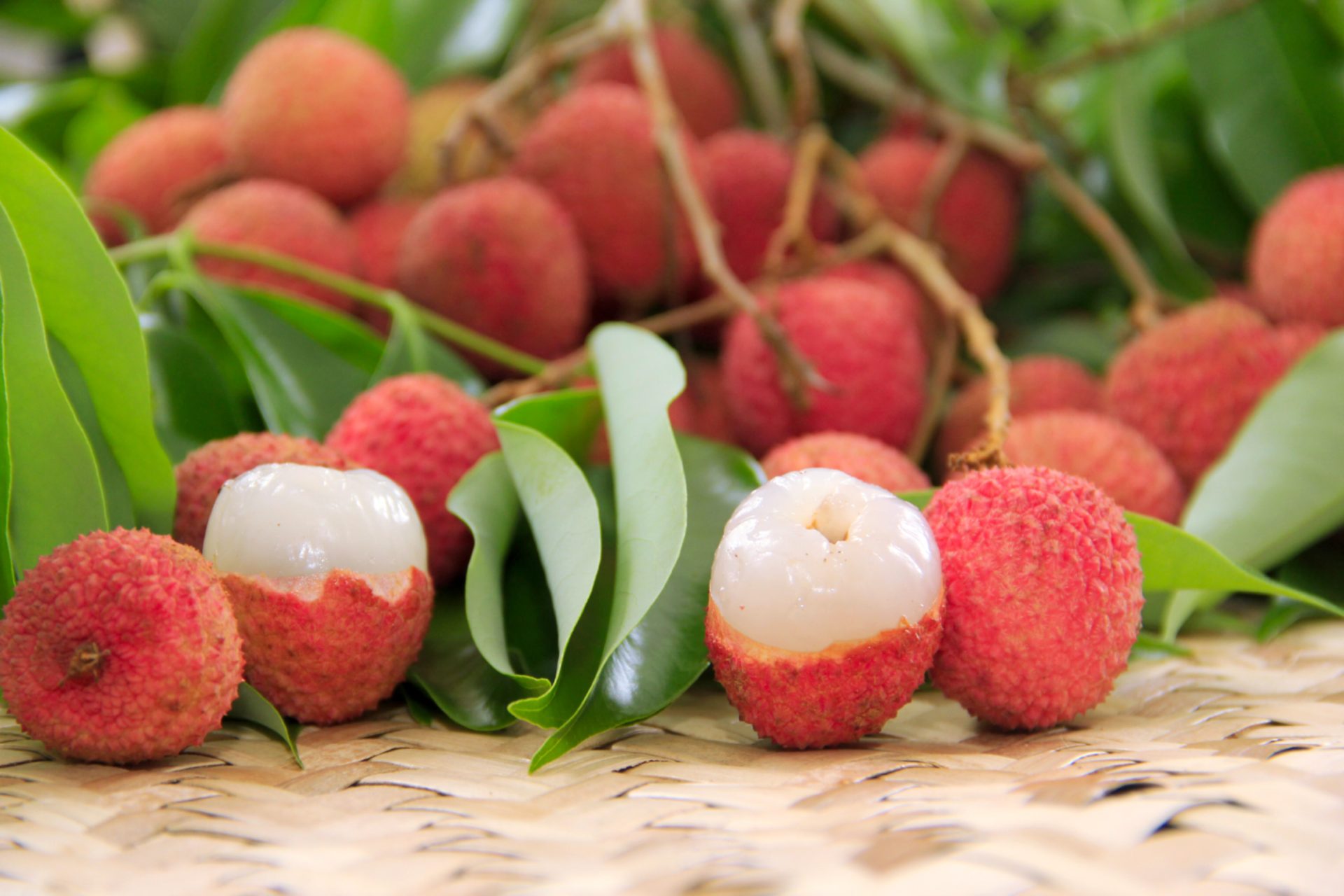 Photo of lychees or lychees - Saint-Benoît litchi