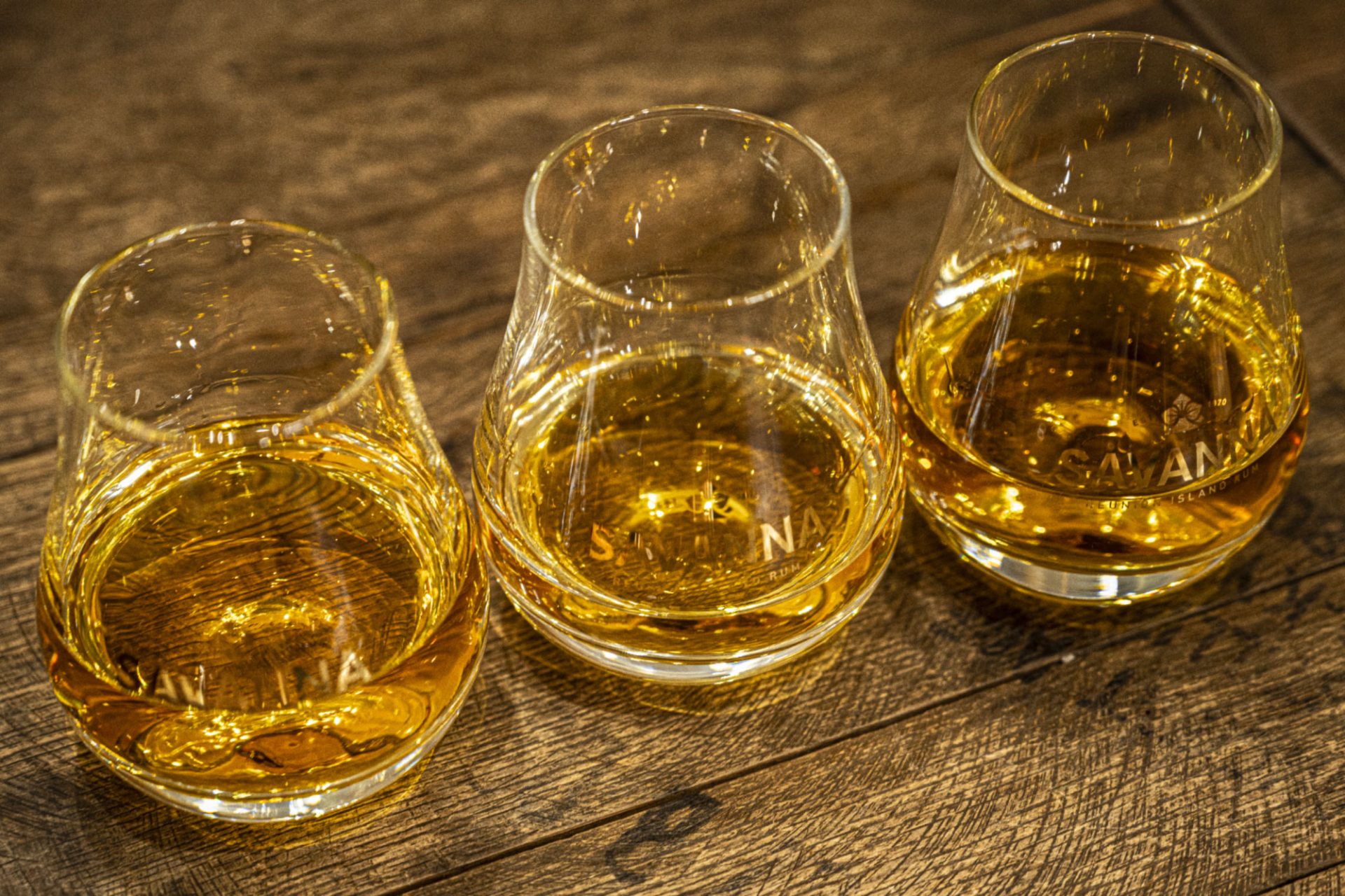 3 glasses of Savanna rum in Saint-André - Le Rhum de La Réunion