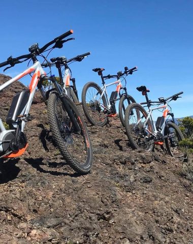 Le volcan en VTT électrique