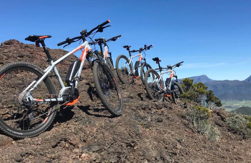 Le volcan en VTT électrique