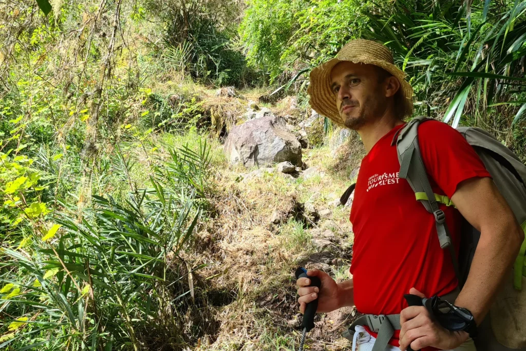 guide Élysée boyer in the trails of salazie