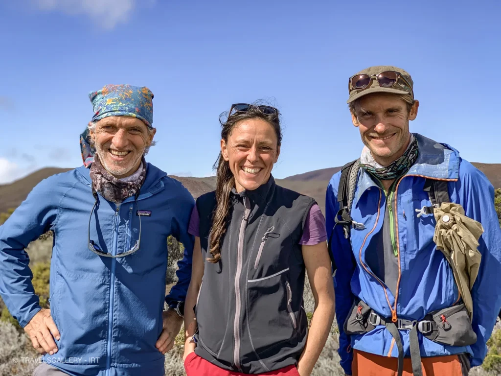 Didier, Amandine et Pierre, guides accompagnateurs en montagne