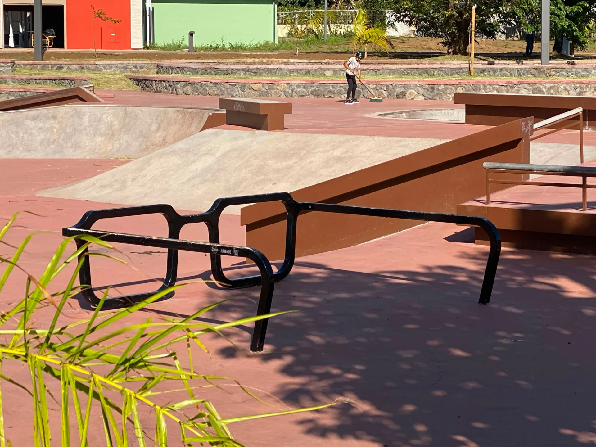 Skate park au Parc du Colosse à Saint-André