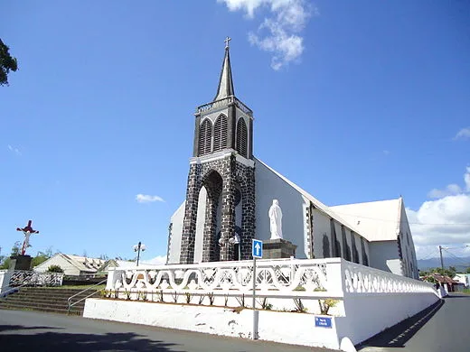 Kirche Saint-André, 10 Sehenswürdigkeiten im Osten von Réunion.