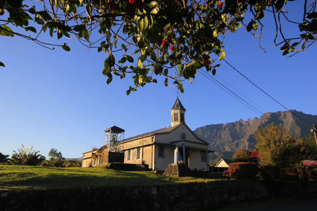 Iglesia del Grand Ilet en Salazie