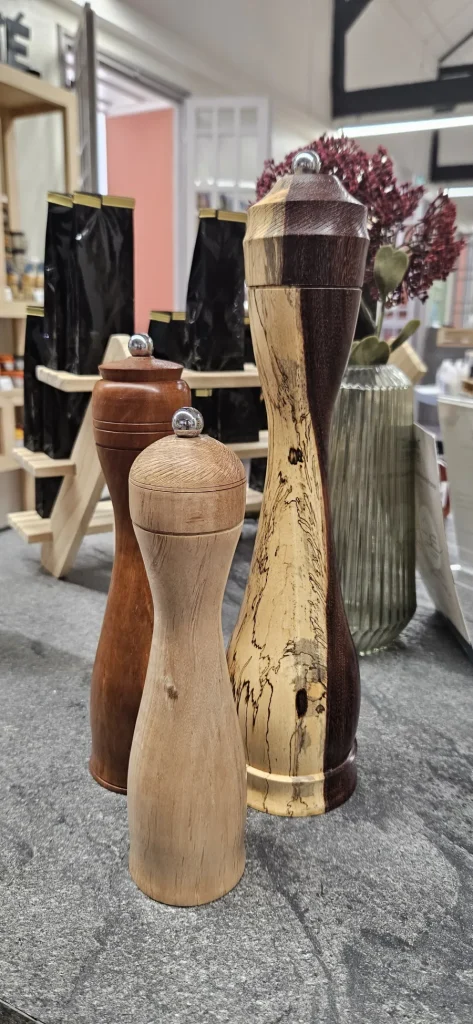 wooden pepper shaker