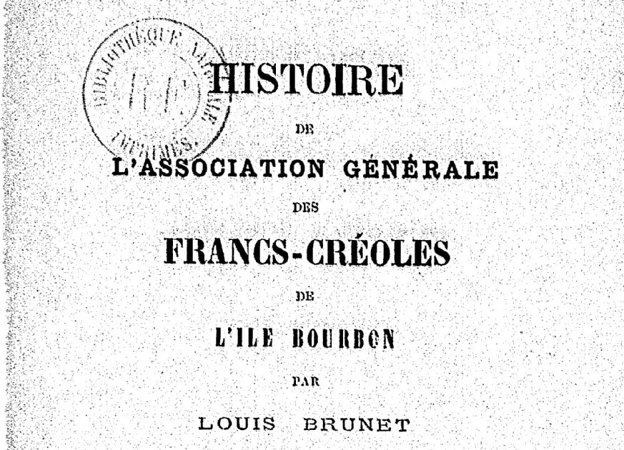 Illustration des francs créoles