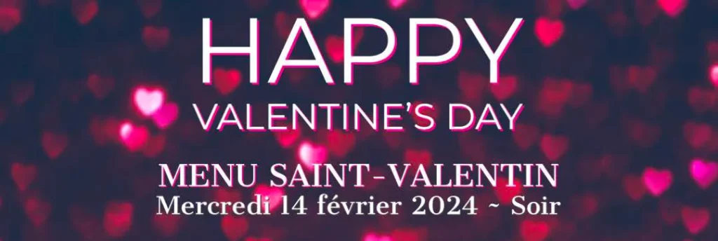 O bistrot du Colosse in Saint-André, Valentine's Day 2024