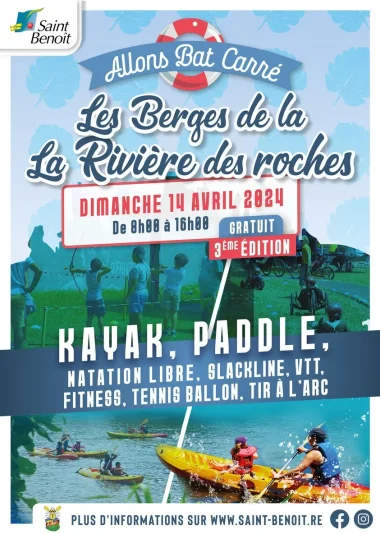 Allons bat carré la Rivière des Roches à Saint-Benoît