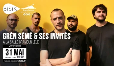 Grèn sémé en concert au Bisik à Saint-Benoît