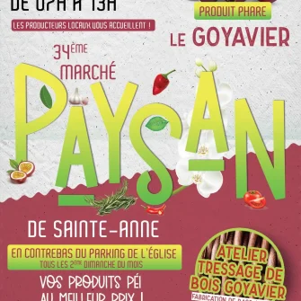 Marché paysan à Saint-Benoît
