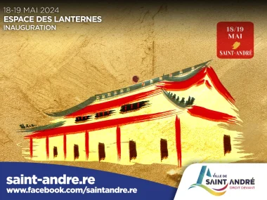 Inauguration espace des lanternes à Saint-André