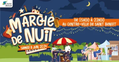 Marché de nuit à Saint-Benoît
