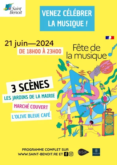 Fête de la musique à Saint-Benoît