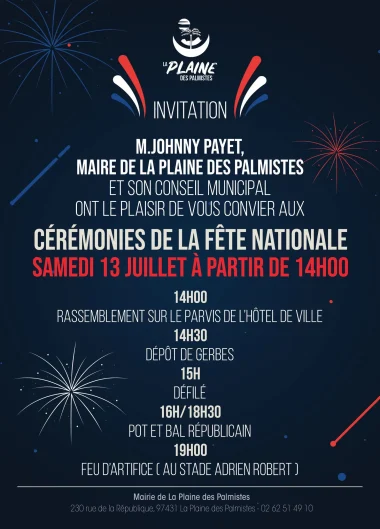 la fête nationale à la Plaine des Palmistes