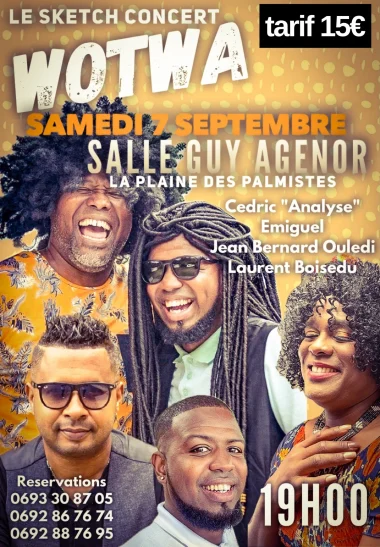 Sketch concert à la Plaine des Palmistes