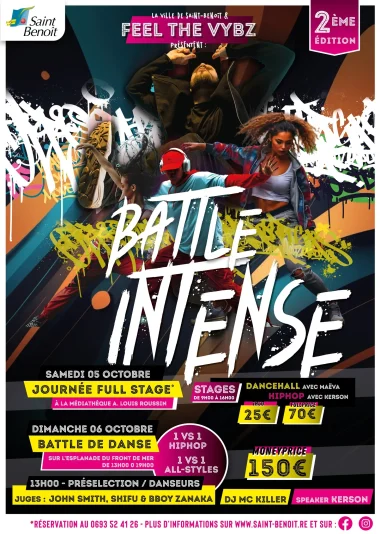 Intense battle nouvelle édition à Saint-Benoît