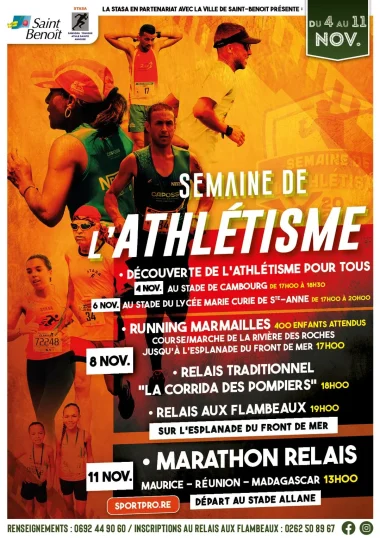 Semaine de l’athlétisme à Saint-Benoît