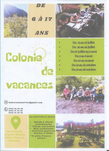 Colonies de vacances
