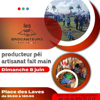 Brocante à Sainte-Rose