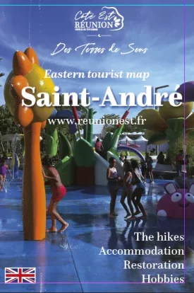 Carte touristique de Saint-André anglaise