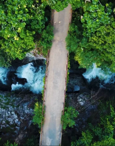 Vue du ciel dans l'Est de La Réunion