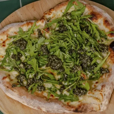 Pizza en forme de cœur de chez Davy Pizza