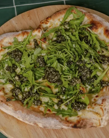 Pizza en forme de cœur de chez Davy Pizza