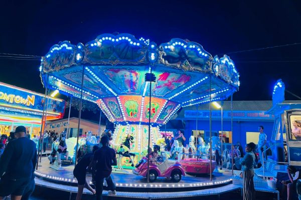 Carousel at the Bras-Panon Agricultural Fair 2023