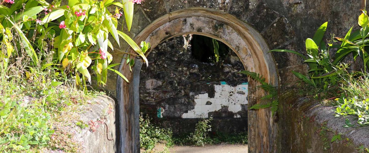 The old thermal baths in Salazie