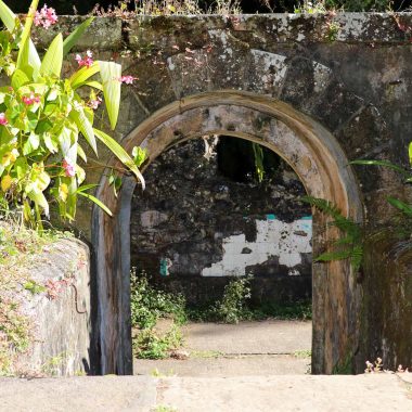 Los antiguos baños termales de Salazie