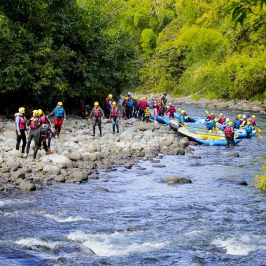 Le rafting en eaux vives à Saint-Benoît