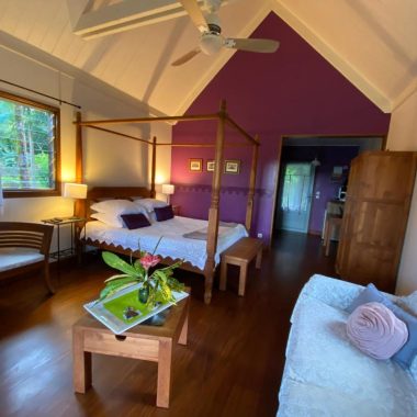 Zimmer in der Canasuc-Lodge in Sainte-Rose