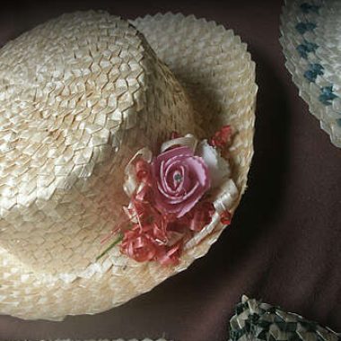 Braided straw hat darling at Salazie