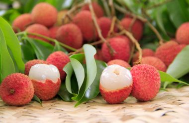 Photo of lychees or lychees - Saint-Benoît litchi