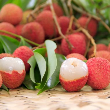 Photo of lychees or lychees - Saint-Benoît litchi