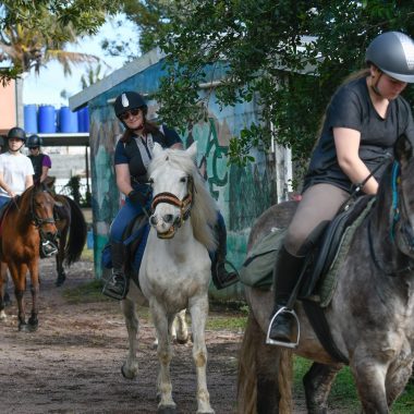 Horseback riding with the Therméa stable