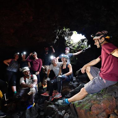 Entdeckung der Lavatunnel in Sainte-Rose